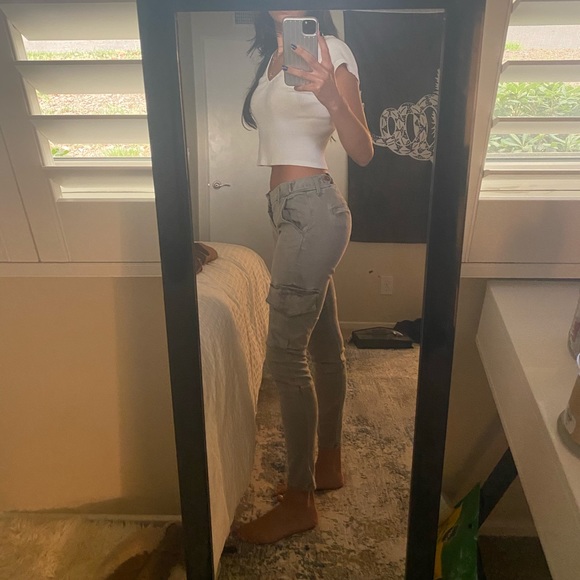 NSF grey cargo pants size 2 and 4 - Picture 2 of 4